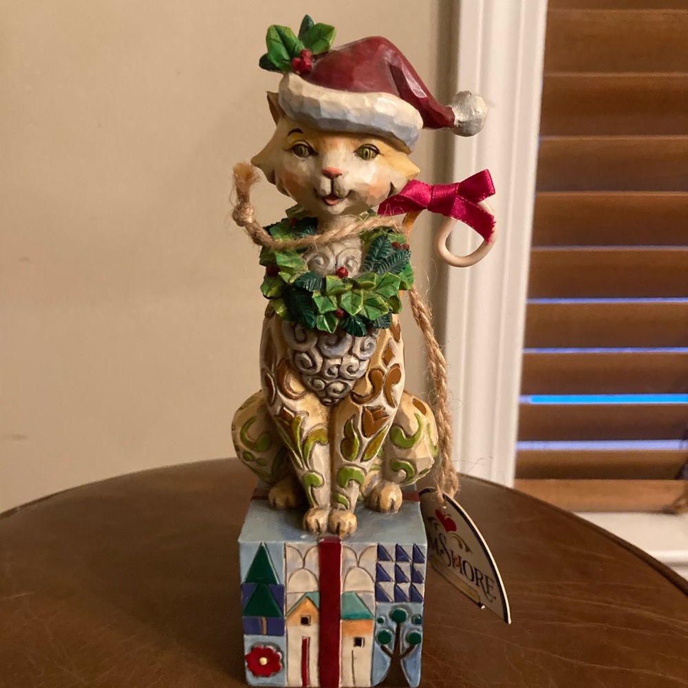 Jim Shore Santa Claws Cat Christmas Figurine 2007 Heartwood Creek
